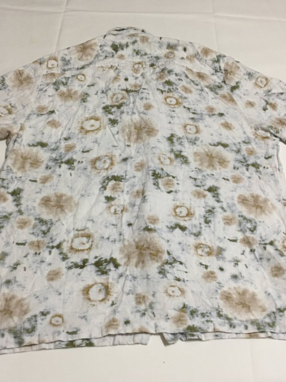 Porter and Ash Camp Short Sleeve Shirt Mens XL Linen Blend Beach Summer Floral - Picture 5 of 7